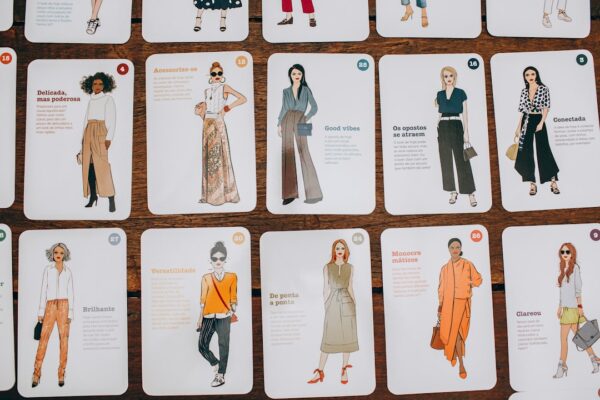 Clean, minimal cover showing a capsule closet, color wheel, and checklist — fashion matching guide